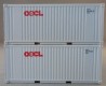 6925 PSK Modelbouw Set of 2 20' Containers "OOCL"